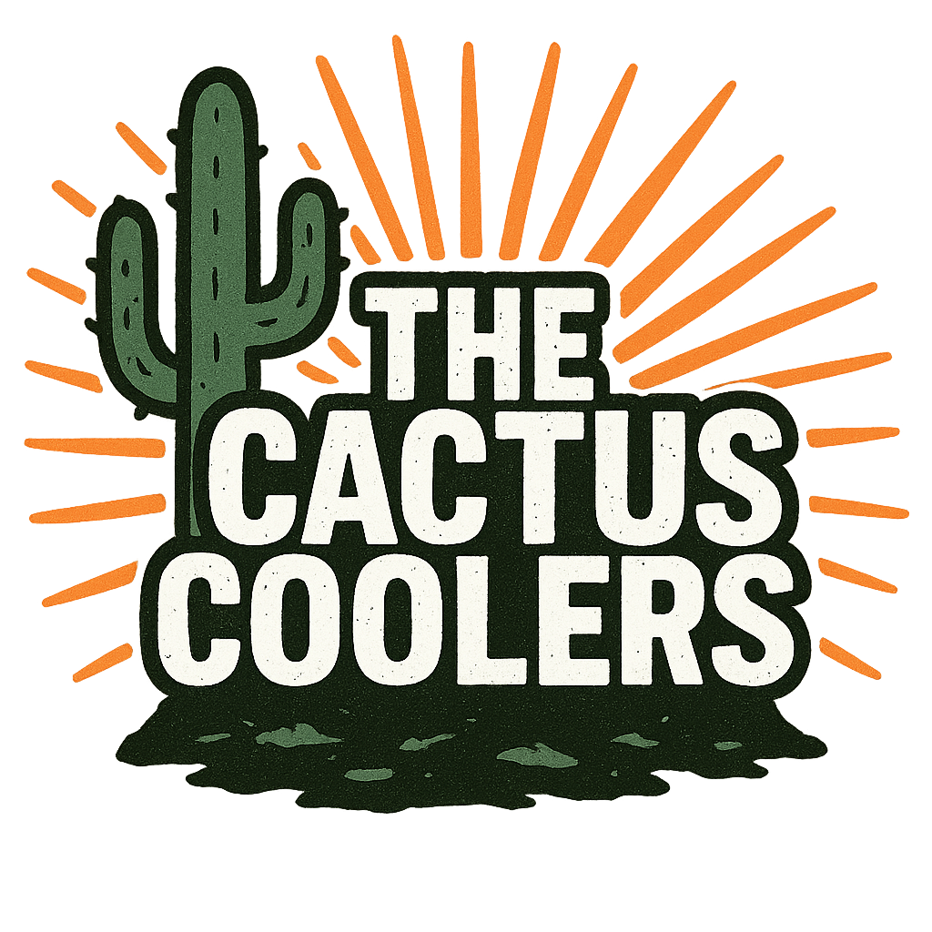 The Cactus Coolers desert art
